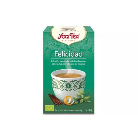 Felicidade 17 Sacos 30,6G Chá Yogi