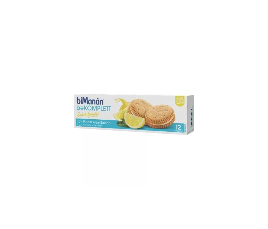 BIMANAN BEKOMPLETT GALLETAS SNACK  12 UNIDADES SABOR LIMON