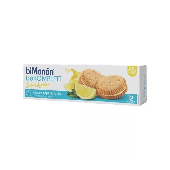 BIMANAN BEKOMPLETT GALLETAS SNACK  12 UNIDADES SABOR LIMON