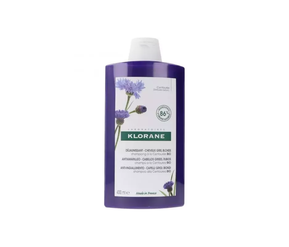 KLORANE CHAMPU A LA CENTAUREA BIO  1 ENVASE 400 ML