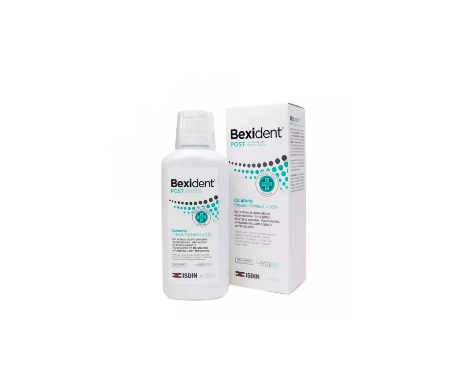 BEXIDENT POST TRATAMIENTO COADYUVANTE COLUTORIO  1 ENVASE 250 ML