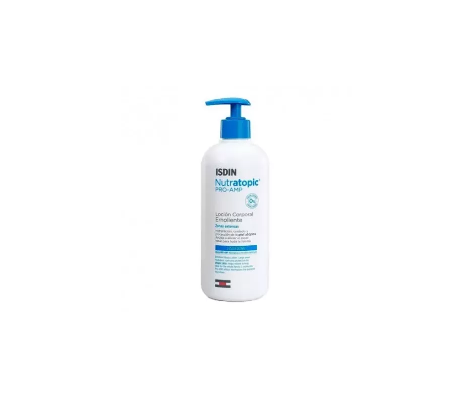 Isdin Nutratopic Pro-Amp Loção Corporal Emoliente 1 Recipiente 400 Ml