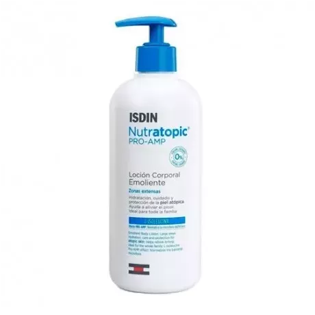 Isdin Nutratopic Pro-Amp Loção Corporal Emoliente 1 Recipiente 400 Ml