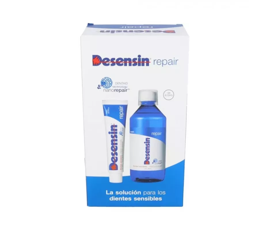 Desensin Repair Pasta Dental + Colutorio 1 Envase 75 Ml + 1 Envase 500 Ml Pack