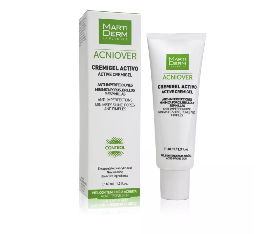 Martiderm Acniover Active Cremigel 1 Recipiente 40 Ml