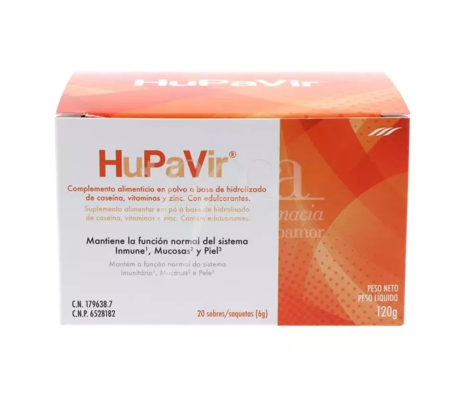 HUPAVIR  20 SOBRES 6 G