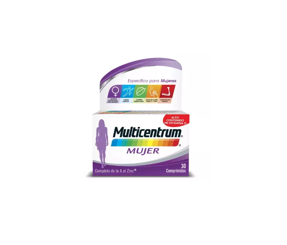 Multicentrum Mujer 30 Comprimidos