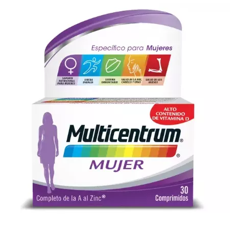 Multicentrum Mujer 30 Comprimidos