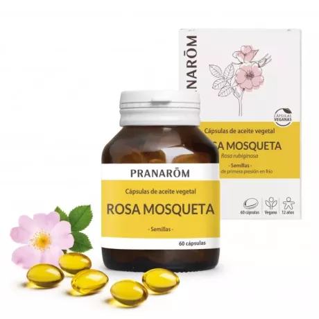 Pranarom Rosa Mosqueta 60 Cápsulas