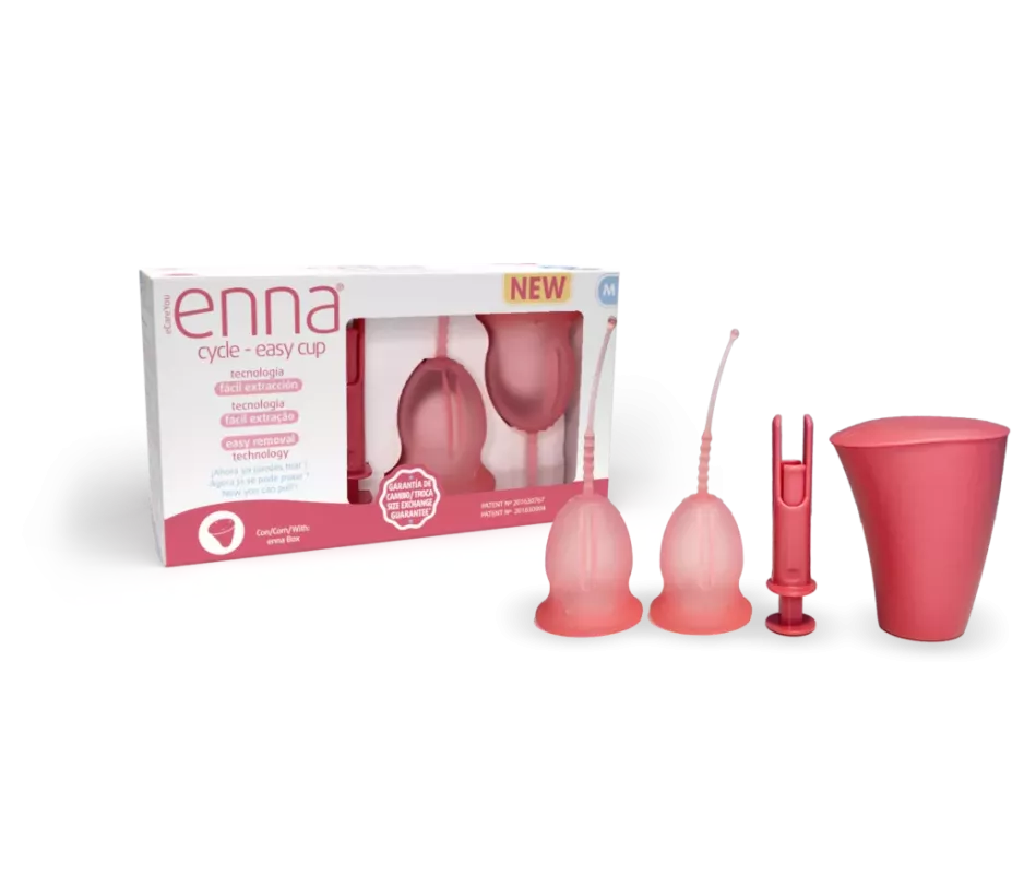 ENNA CYCLE EASY CUP  1 UNIDAD TALLA M CON APLICADOR