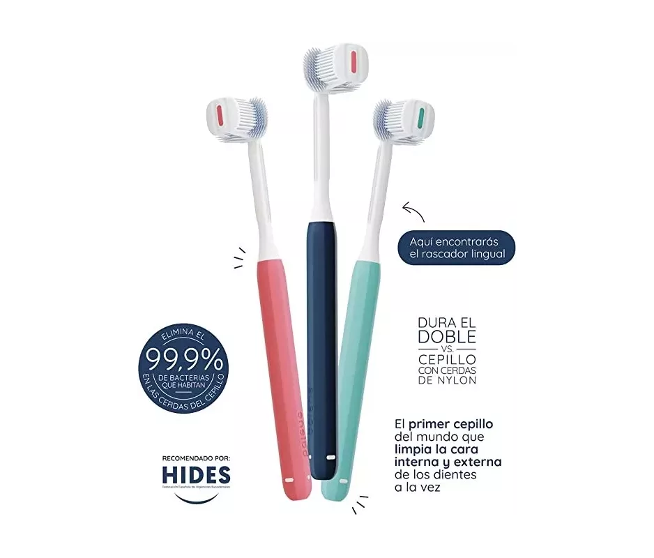 Escova de Dentes Balene Adulto 1 Unidade Cor Média Aquamarine Escova de Dentes Balene Adulto 1 Unidade Cor Média Aquamarine