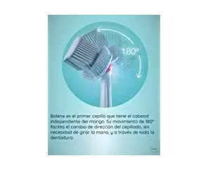 Escova de Dentes Balene Adulto 1 Unidade Cor Azul Médio