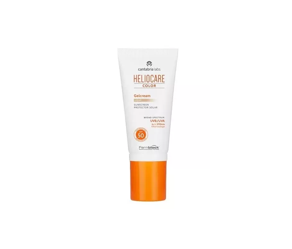 Heliocare Color Gelcreme FPS 50 protetor solar 1 recipiente 50 ml leve