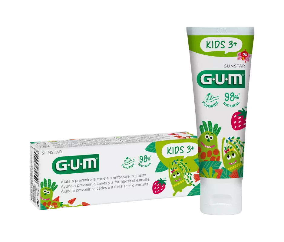 Pack Kids 3+ Gum Pasta + Cepillo + Mini Colutorio