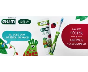 Gum Pack Kids 3+ Gum Pasta + Cepillo + Mini Colutorio