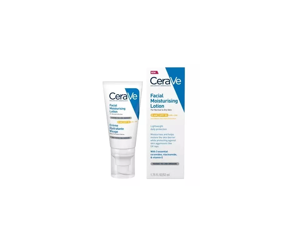 CERAVE LOCION HIDRATANTE DE ROSTRO SPF 50  1 TUBO 52 ML