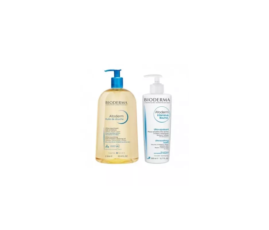 Pack Atoderm Baume 500Ml+Aceite 1L Bioderma