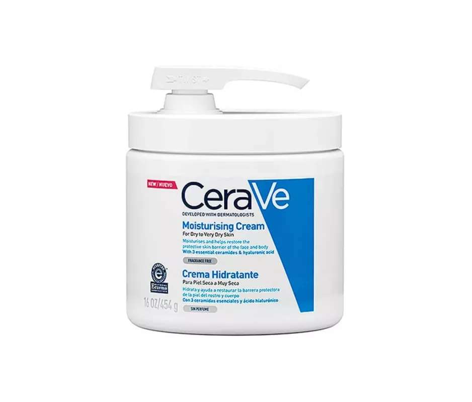 Cerave Crema Hidratante Con Pompa 1 Envase 454 G