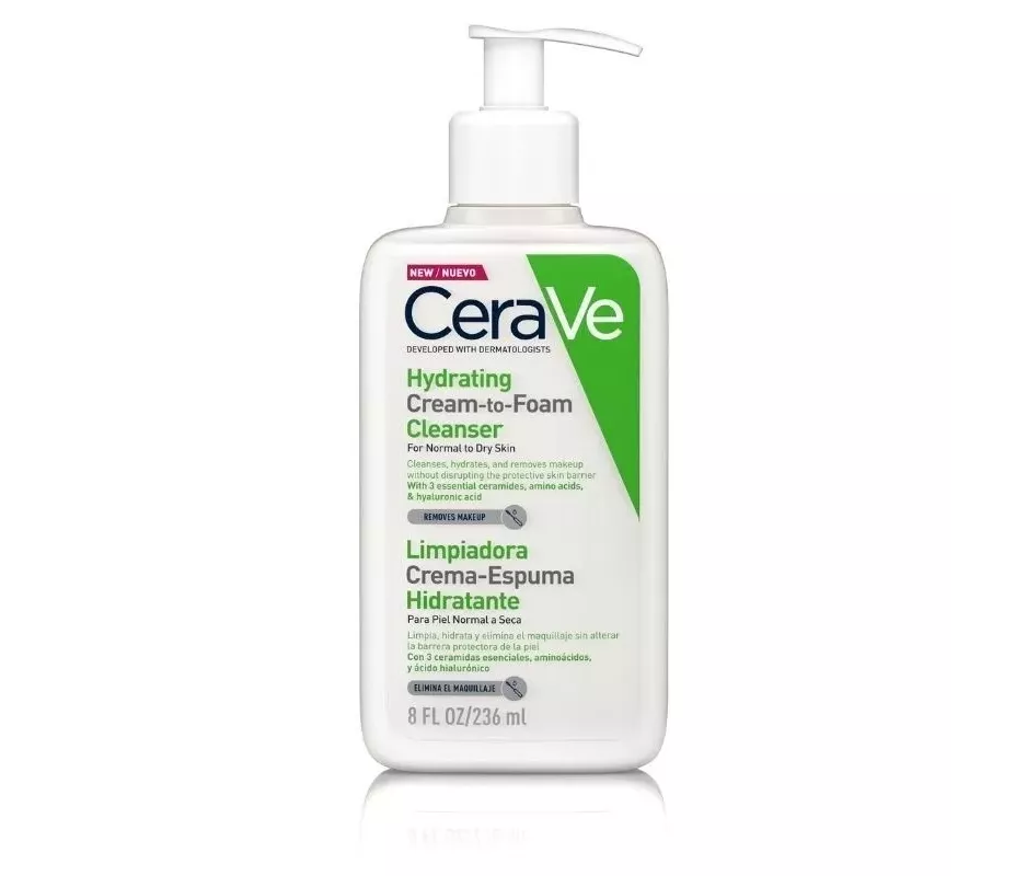 Cerave Limpiadora Crema Espuma Hidratante 1 Envase 236 Ml