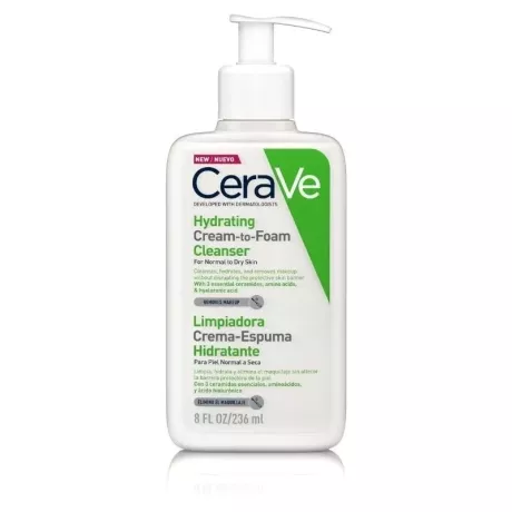 CERAVE LIMPIADORA CREMA ESPUMA HIDRATANTE  1 ENVASE 236 ML