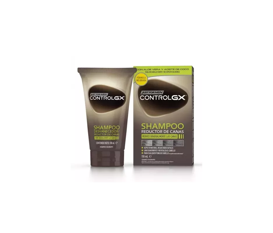 Shampoo Control Gx Redutor de Cabelos Brancos 1 Recipiente 147 Ml