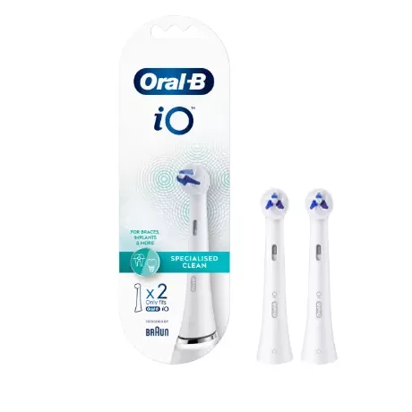 ESCOVA DE DENTES ELÉTRICA SUBSTITUIÇÃO ORAL-B IO SPECIALIZED CLEAN 2 CABEÇAS