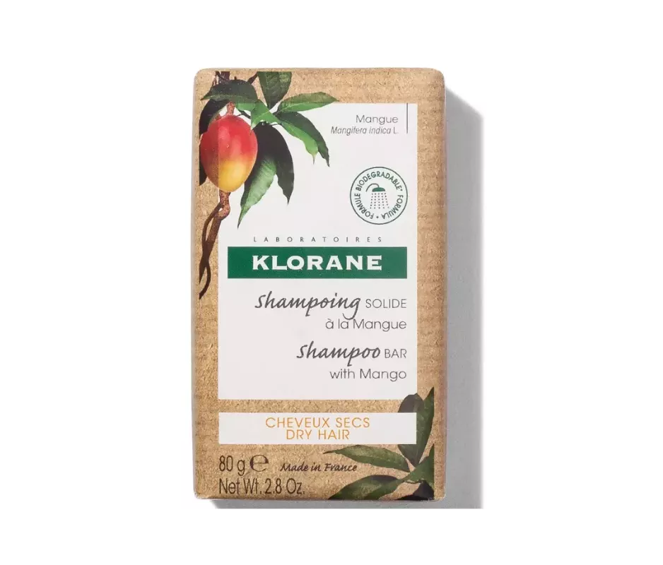 KLORANE CHAMPU SOLIDO AL MANGO  80 G