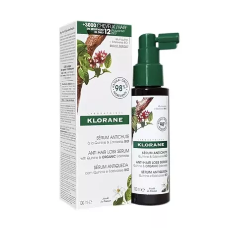 KLORANE SERUM ANTICAIDA A LA QUININA Y EDELWEISS BIO  1 FRASCO CON PULVERIZADOR 100 ML