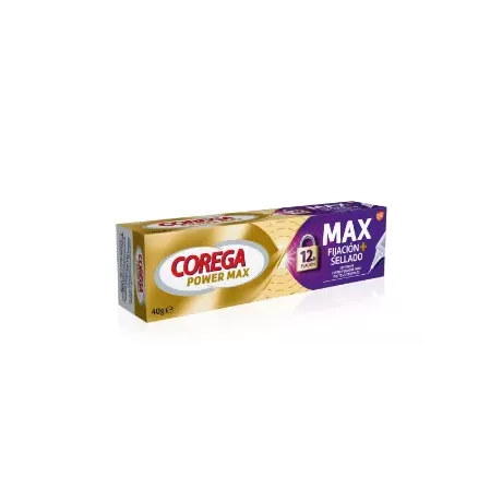 Corega Max Fijación + Sellado Adhesivo Prótesis Dental 40 G Sin Sabor