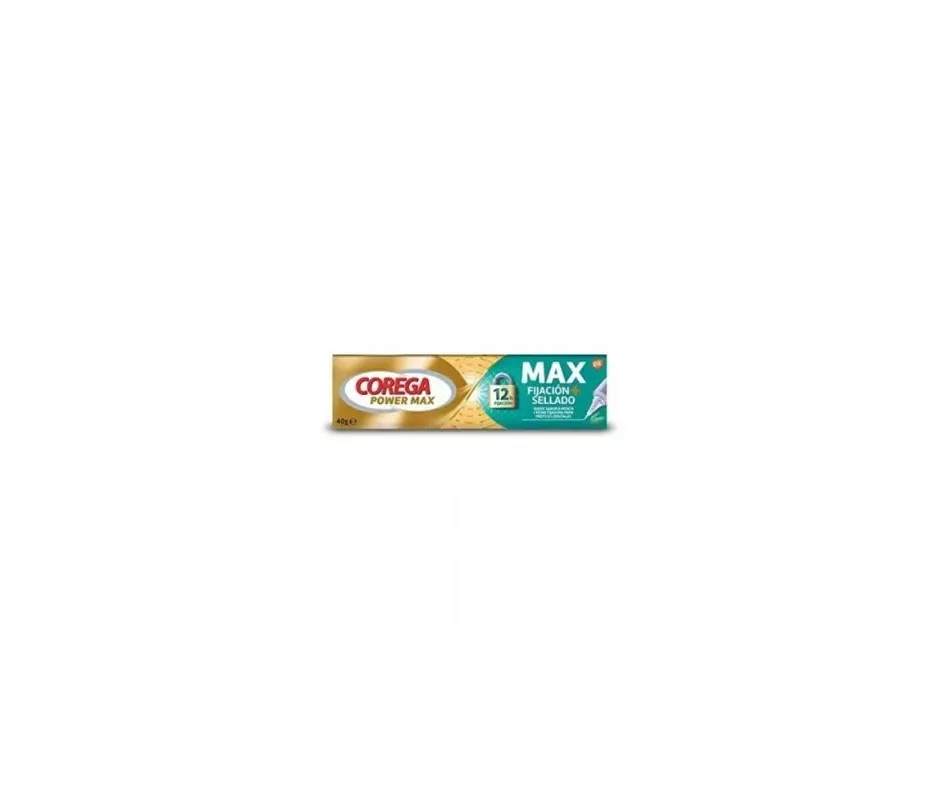 Corega Max Fijación + Confort 1 Tubo 40 G Sabor Menta