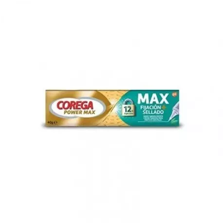 Corega Max Fijación + Confort 1 Tubo 40 G Sabor Menta