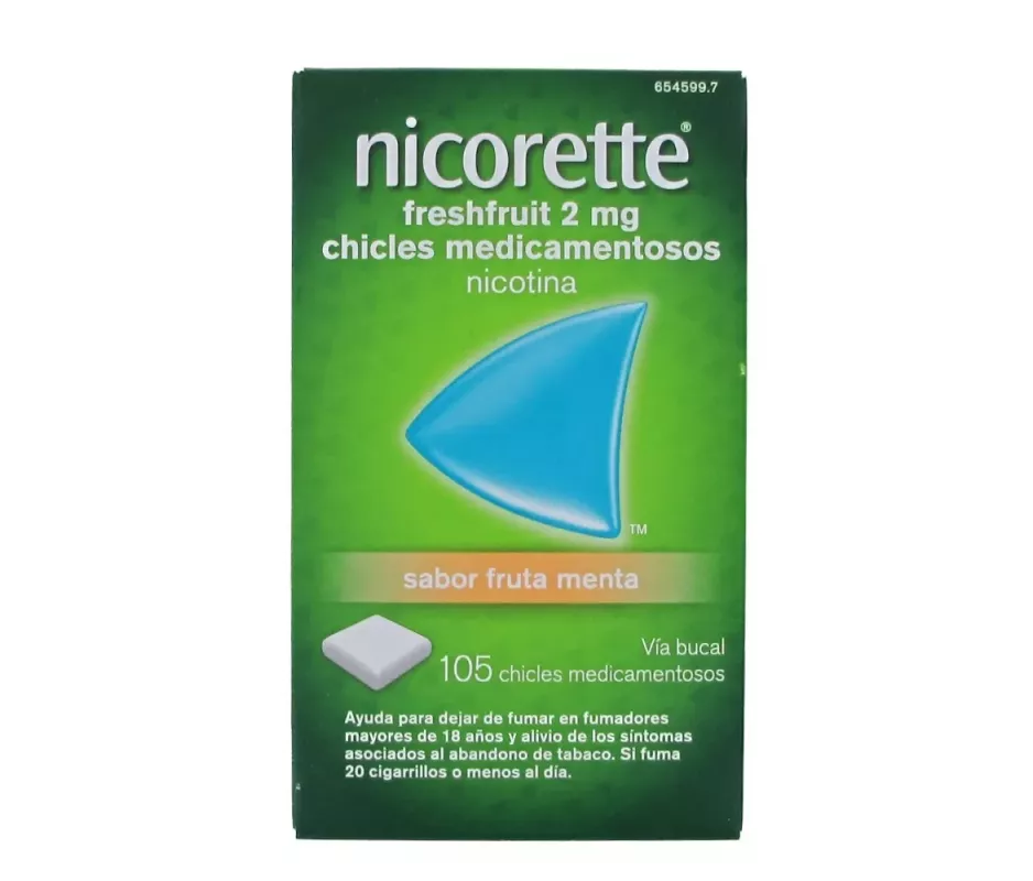 Nicorette Freshfruit 2 Mg 105 Chicles