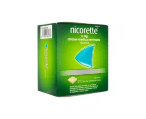 Nicorette 2 Mg 210 Chicles