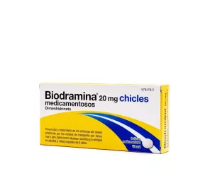 Biodramina 20 Mg 6 Chicles