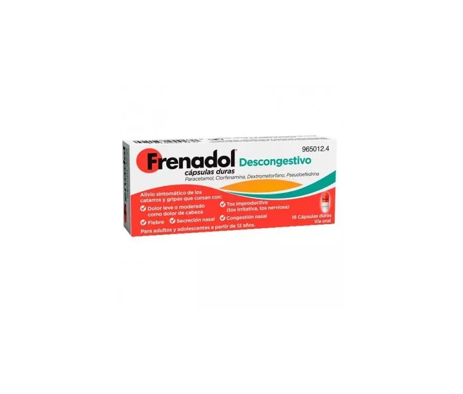 Frenadol Descongestivo 16 Capsulas