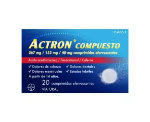 Actron Composto 20 Comprimidos Efervescentes