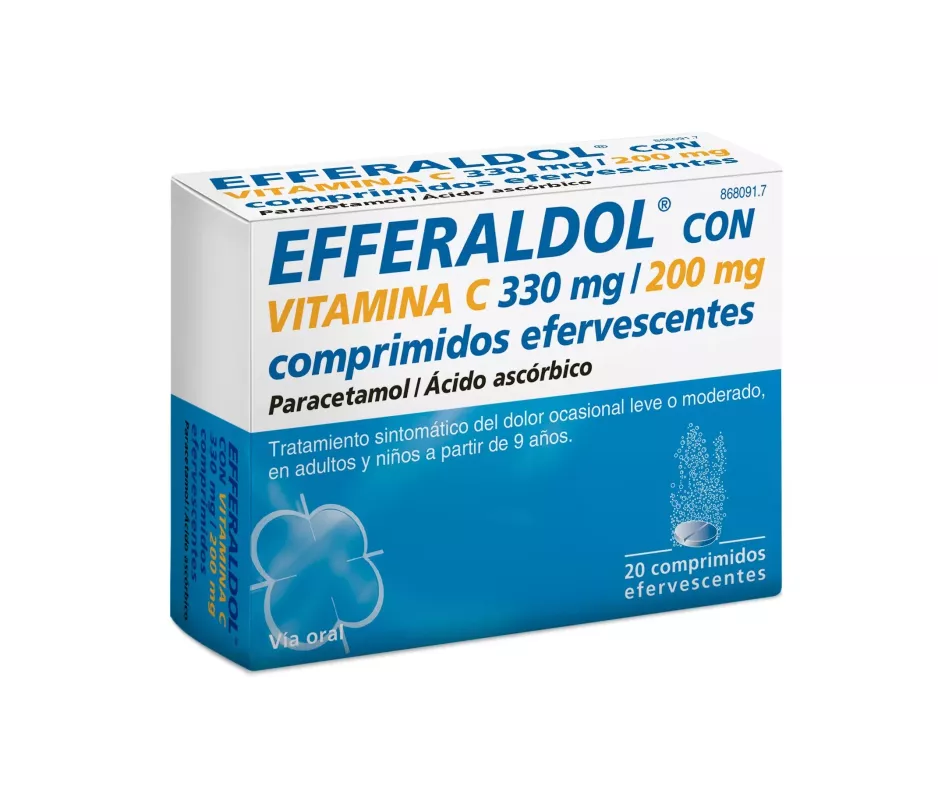 Efferalgan Vitamina C 20 Comprimidos Efervescentes