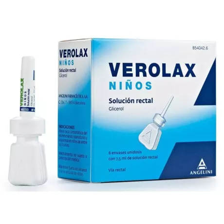 Verolax crianças 1,8 ml solução retal 6 enemas 2,5 ml