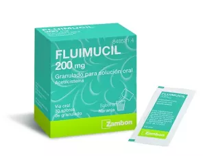 Fluimucil 200 mg 30 envelopes grânulos solução oral