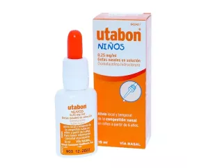 Utabon Niï¿½Os 0,25 Mg/ml Gotas Nasales 1 Frasco Solucion 15 Ml