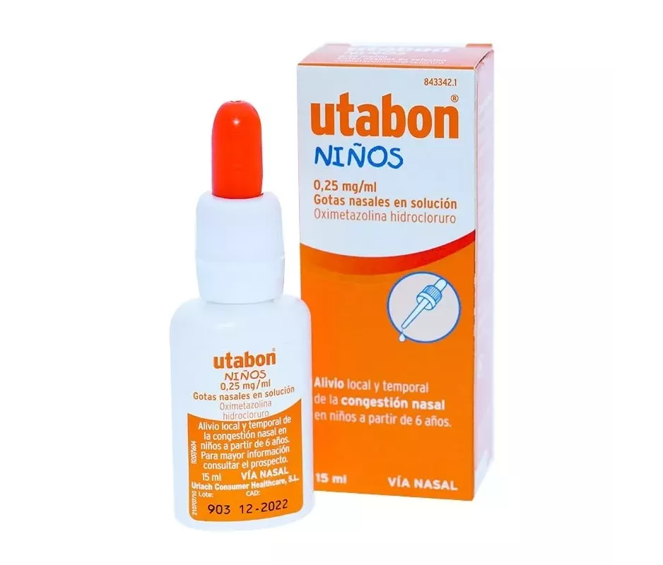 Utabon Niï¿½Os 0,25 Mg/ml Gotas Nasales 1 Frasco Solucion 15 Ml