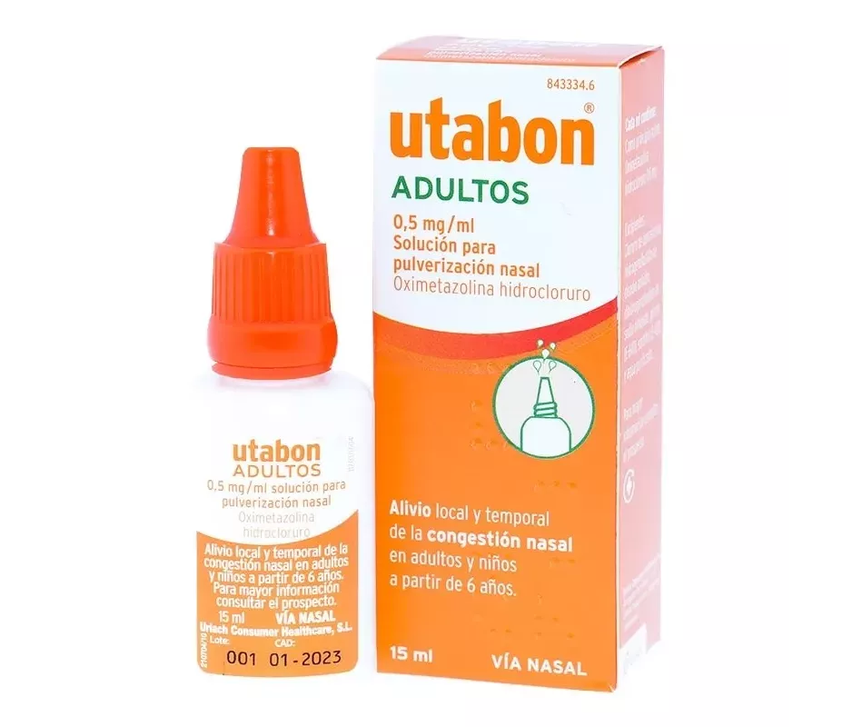 Utabon Adultos 0,5 Mg / Ml Nebulizador Nasal 15 Ml