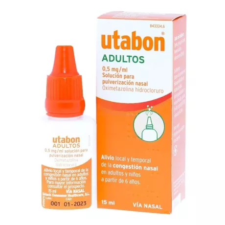 Utabon Adultos 0,5 Mg / Ml Nebulizador Nasal 15 Ml