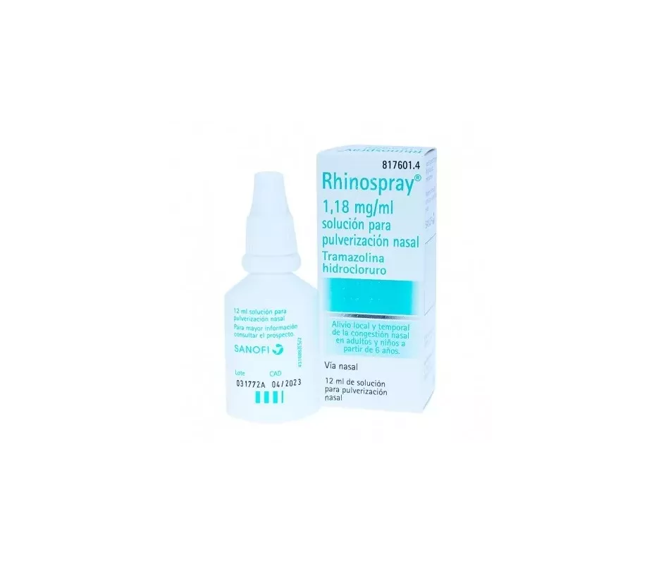 Rhinospray 1.18 Mg/Ml Nebulizador Nasal 12 Ml