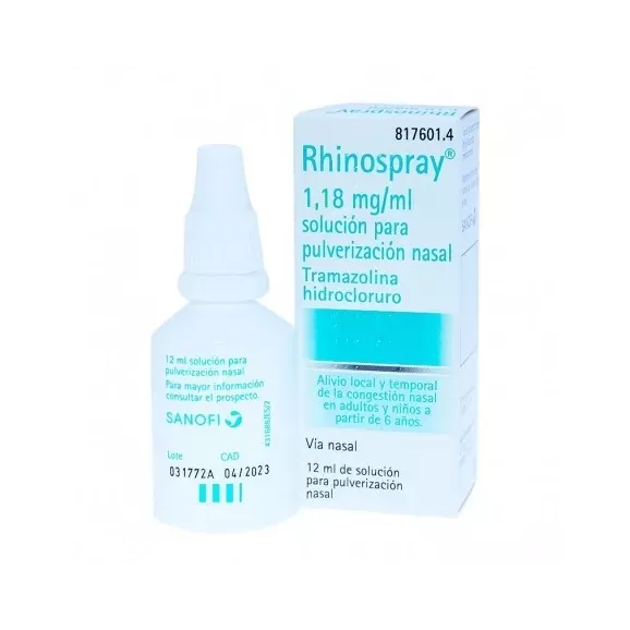 Rhinospray 1.18 Mg/Ml Nebulizador Nasal 12 Ml