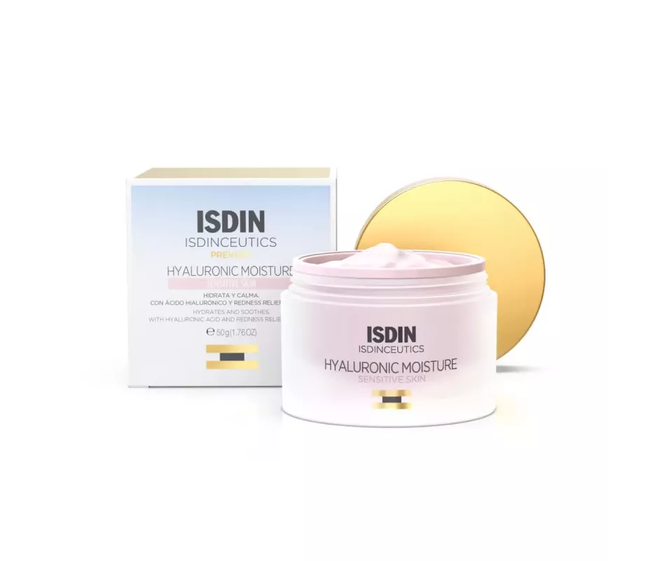 ISDINCEUTICS PREVENT HIALURÔNICO CREME PARA PELE SENSÍVEL À UMIDADE 50G ISDIN