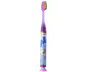 Escova de dentes de goma júnior 903 com monstros de luz