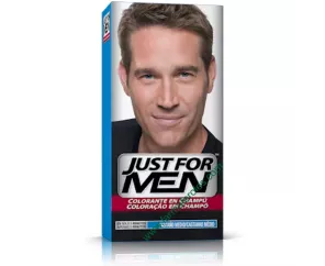 Shampoo Coloração Só Para Homens 1 Recipiente 66 Ml Natural Tom Castanho Médio