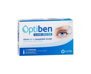 Optiben Dry Eyes 20 Ampolas Unidose 0,25 ml