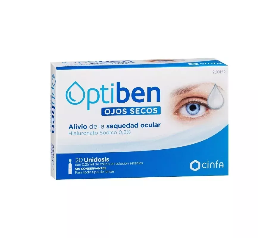 Comprar Optiben Ojos Secos Unidosis | Tufarma.online